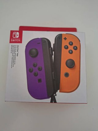 Mandos JoyCon Nintendo Switch Morado y Naranja