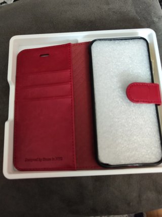 Funda de piel OCASE para móvil.