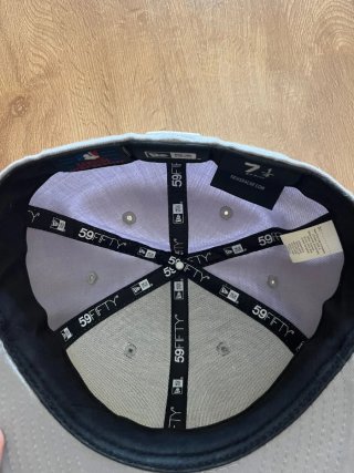 Gorra Yankees New Era 59FIFTY Gris Talla 7 1/4