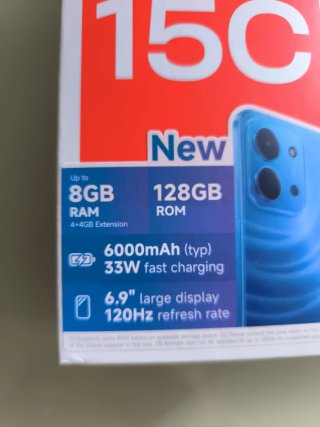 Xiaomi Redmi 15C 128GB negro