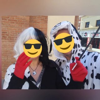 Disfraz Dálmata Adulto. Talla L-XL