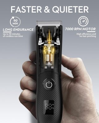 Rasoio Elettrico Uomo Kibiy LED