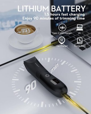 Rasoio Elettrico Uomo Kibiy LED