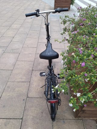 Bicicleta Plegable Gris