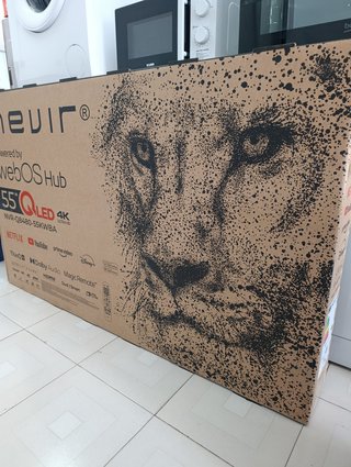TELEVISOR Nevir 55 QLED 4K TV WebOS Hub
