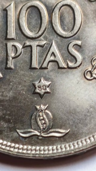 13 Monedas 100 Pesetas 1980 Juan Carlos I año 1980