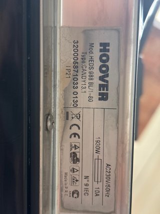 Lavavajillas Hoover 9+ Dynamic para piezas