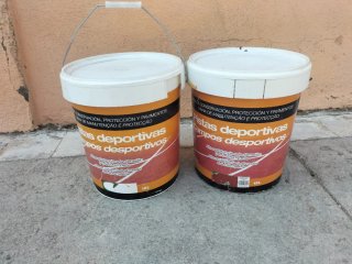 Pintura para pistas deportivas 15L Rojo