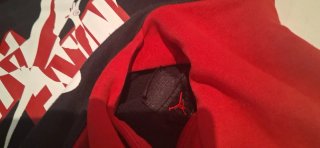 Sudadera Nike Jordan Negra y Roja