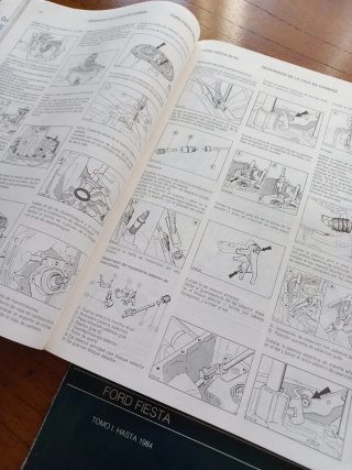 Manual taller de Ford Fiesta hasta 1984 DOS TOMOS
