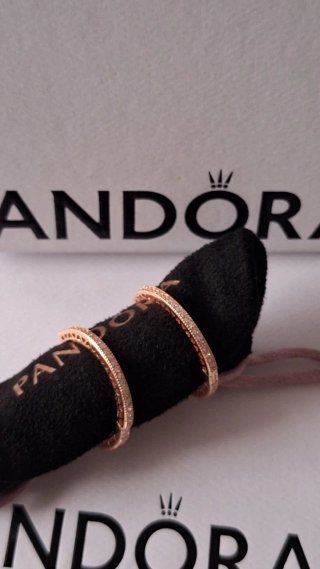 Pendientes Aro Pandora rosa