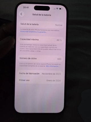 iPhone 15 Pro azul