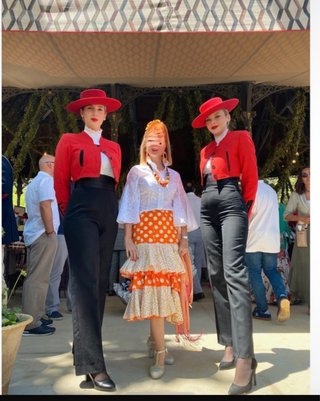 Falda flamenca para feria