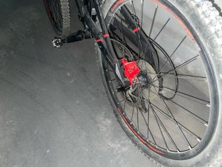 Bicicleta doble suspensión negra