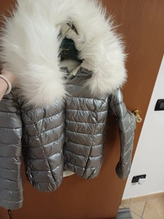 Piumino Argento Monte Cervino con Cappuccio