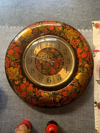 Lote Khokhloma Russo Vintage in Legno