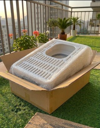 Arenero para gatos premium sin usar