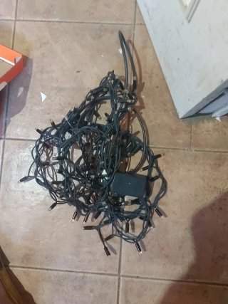 Luces de Navidad Negras
