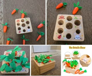 Juguete educativo de madera para niños