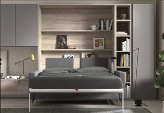 Composición completa con cama abatible vertical
