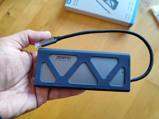 6-in-1 hub con SSD NVMe HDMI 4K - Nuovo