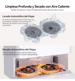 JONR T5 Pro Robot Aspirador y Fregasuelos