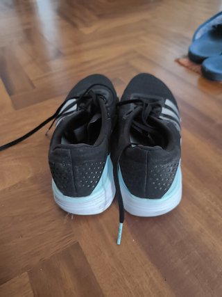 Zapatillas Adidas SL 20 Negras y Turquesa