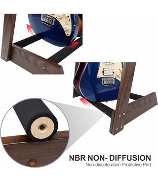 Soporte madera 5 guitarras Nefelibata - Fresno