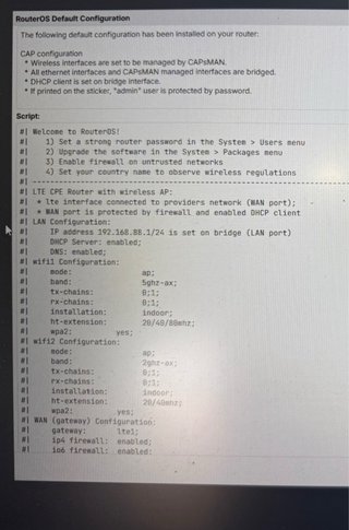 Mikrotik Chateau LTE6 ax Router