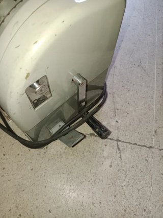 Máquina antigua Frama de etiquetas .