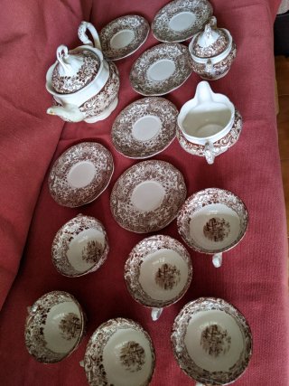 Juego de café-te La Cartuja de Sevilla