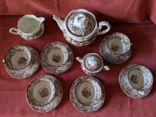 Juego de café-te La Cartuja de Sevilla