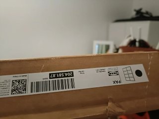 Estructura riel armario puertas correderas IKEA