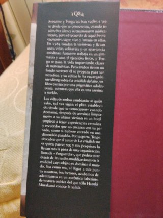 MURAKAMI, 1Q84 Libros 1 y 2