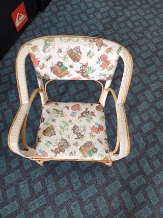 SILLA INFANTIL DE MIMBRE