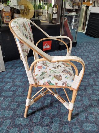 SILLA INFANTIL DE MIMBRE