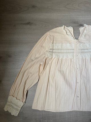Blusa beige talla única