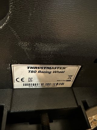 Volante Thrustmaster T80 Racing Wheel PS4 PS3
