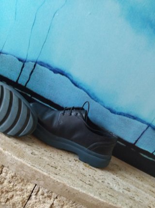 Zapatos Blucher Negros Hombre