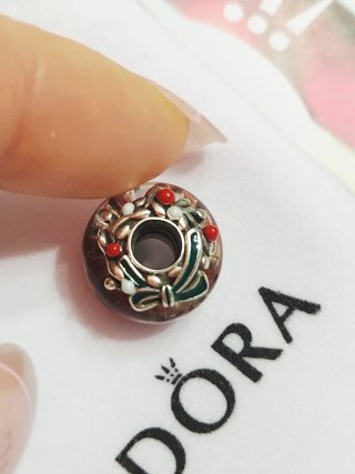 Charm Pandora Caramelo Cristal de Murano
