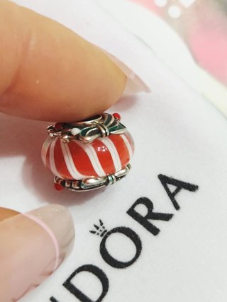 Charm Pandora Caramelo Cristal de Murano