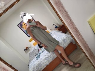 Vestido playero de lino. Talla M