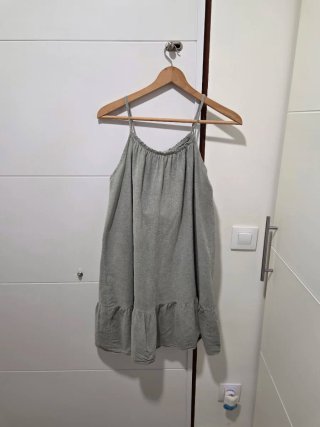 Vestido playero de lino. Talla M