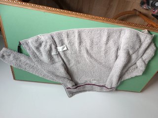 Chaqueta polar niña gris