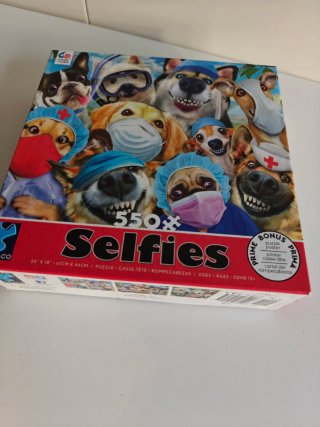 2 Puzzles: Perros Selfies y Gatito High Quality