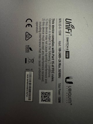 Switch Unifi US 8 150W POE