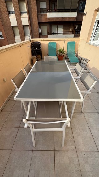 Mesa Terraza + 6 Sillas