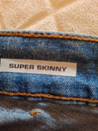 Vaqueros Super Skinny Pull&Bear Azules Hombre