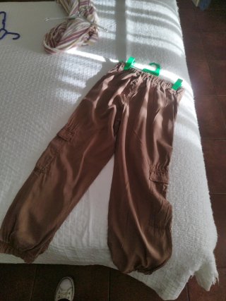 Pantalón cargo marrón talla S