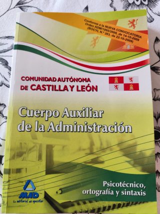 Oposiciones .Tu manual Psicotécnicos + Cuerpo Aux